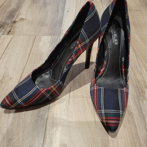 Charles by Charles David Plaid Heels - Picture 3 of 5